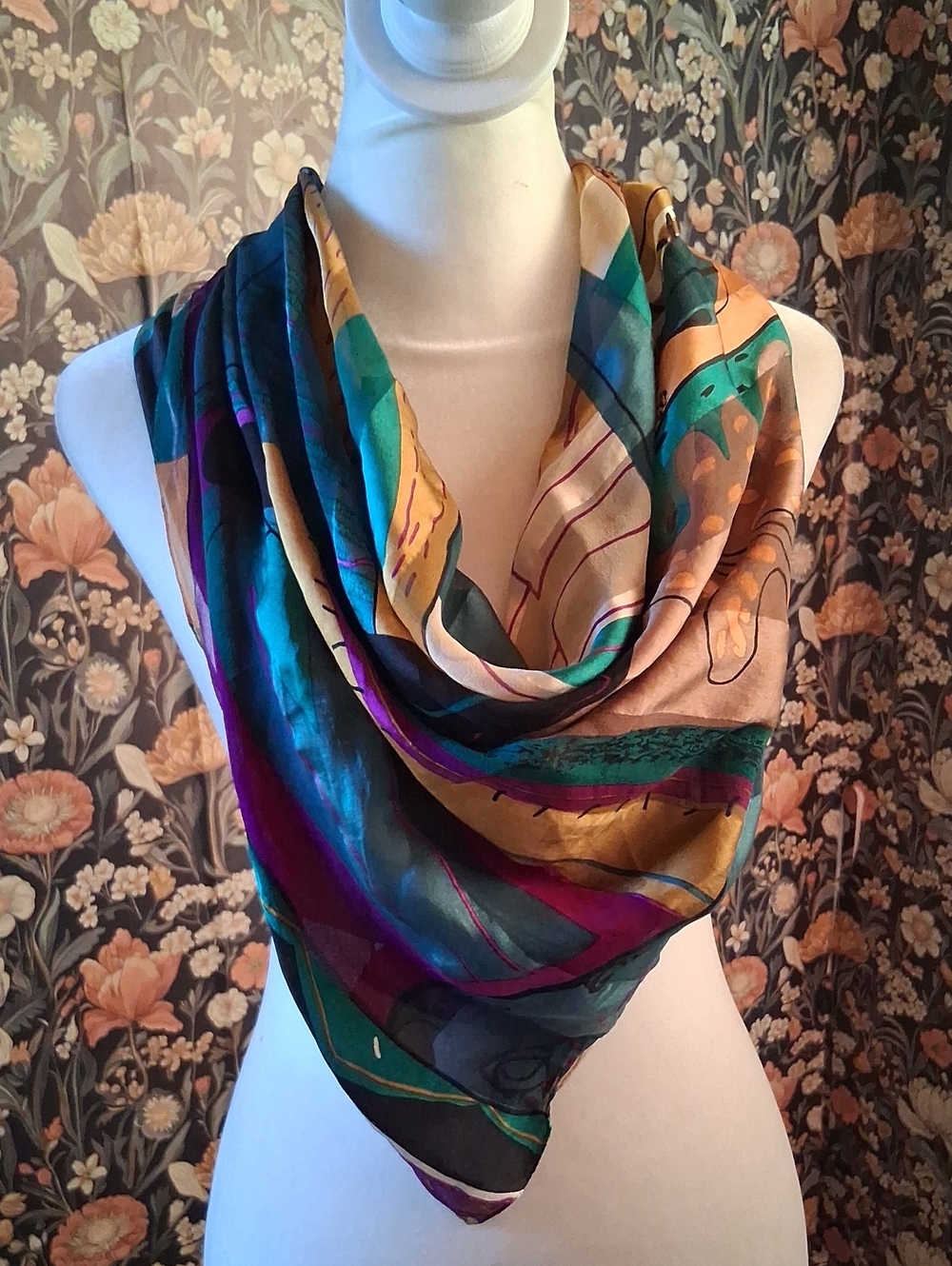 Vintage Square Scarf